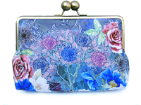 clutch bag from printed textile collection for Scottish National Trust
