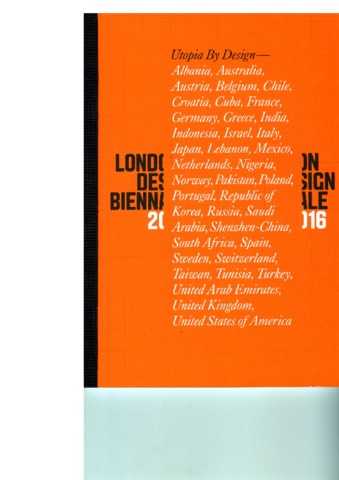 London Design Biennale Catalogue extract