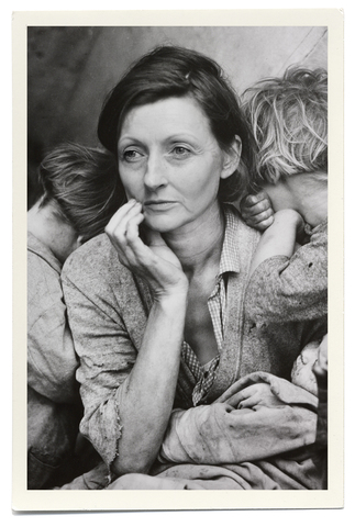 Mother Series #4 (2011) (appropriation of Migrant Mother, February or March 1936 Lange, Dorothea (1895-1965) US Library of Congress Farm Security Administration  Office of War Information Photograph Collection)