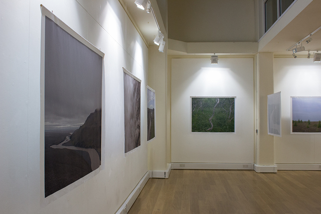 Solo exhibition ‘Jökulsá á Fjöllum’ / Gallery, Penryn Campus / Falmouth University, UK / 2014 / © Eva Cooney