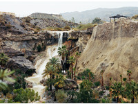 Waterfall, Mini Hollywood, Tabernas Desert, Andalucia, Spain