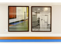 Installation view, exhibition Western General Hospital, Edinburgh, Scotland