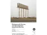 Poster for the exhibition 'Dialogues with Devices'