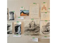 Fish Volcano Collaboration outputs for the Illustration and the Paper Artefact Conference 2025