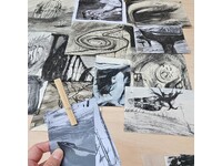 Fish Volcano Collaboration outputs for the Illustration and the Paper Artefact Conference 2025