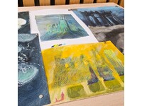 Fish Volcano Collaboration outputs for the Illustration and the Paper Artefact Conference 2025