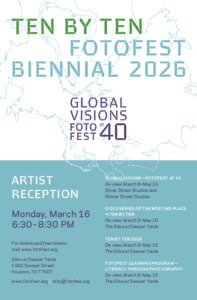 FotoFest Biennial 2026_Ten by Ten Exhibition_Invite