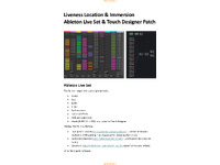 Other Outputs 5: Ableton Live & Touch Designer ReadMe